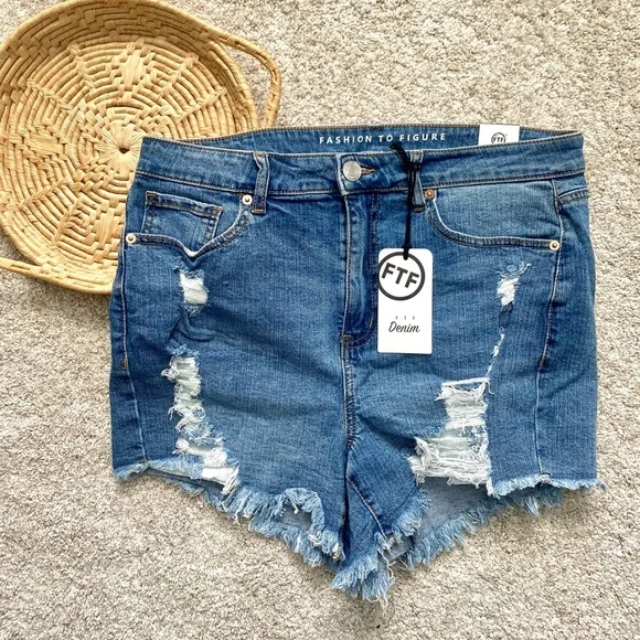 Fashion to Figure Shorts Fashion To Figure Destroyed Cutoff